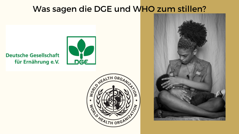 Was sagen die DGE und WHO zum stillen Chantelle Kitchener | Vegane Ernährungsberatung | Achim bei Bremen